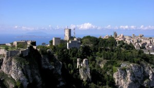 Foto aerea Erice panoramica - L. Rallo